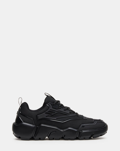 PACE Black Low-Top Lace-Up Men's Sneaker Steve Madden BLACK