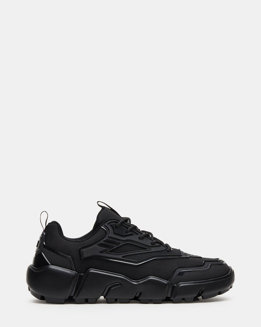 PACE Black Low-Top Lace-Up Men's Sneaker Steve Madden BLACK