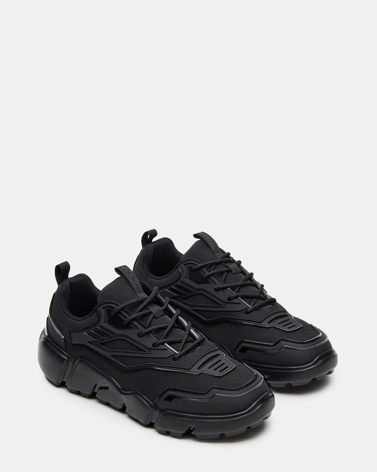 PACE Black Low-Top Lace-Up Men's Sneaker Steve Madden BLACK