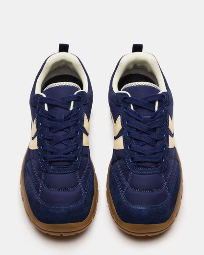 HORIZON Navy Low-Top Lace-Up Men's Sneaker Steve Madden NAVY