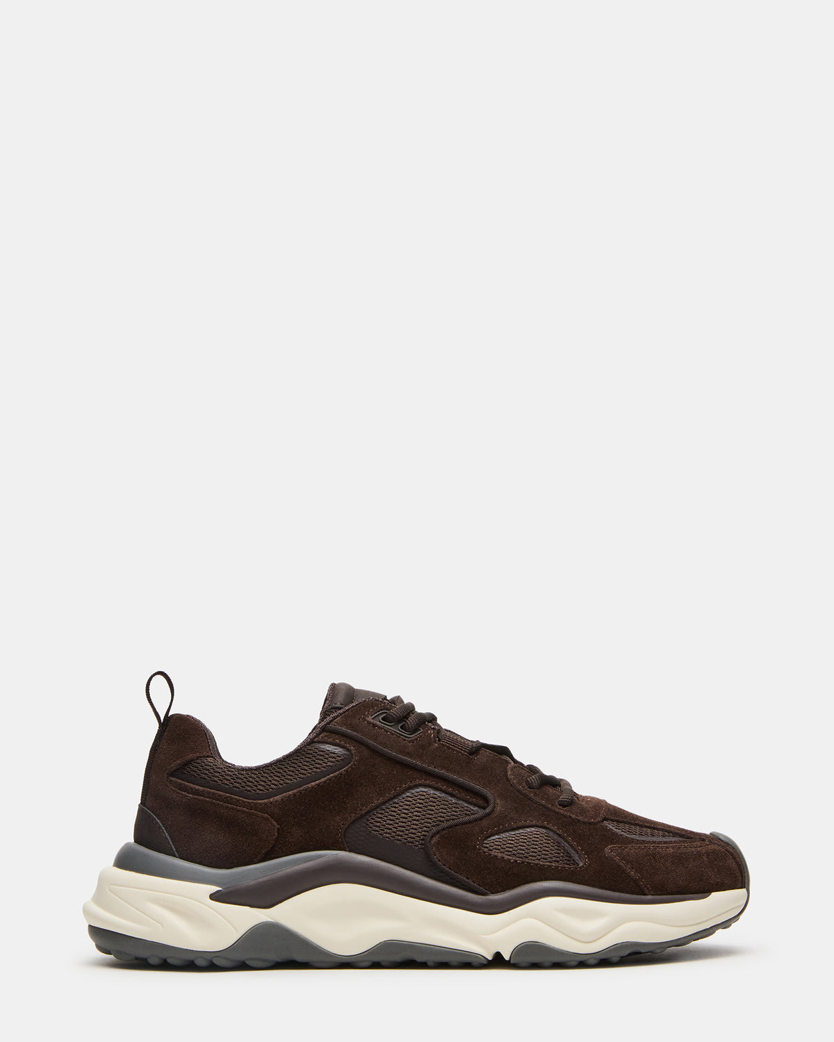 SALVADOR Brown Low-Top Lace-Up Men's Sneaker Steve Madden BROWN