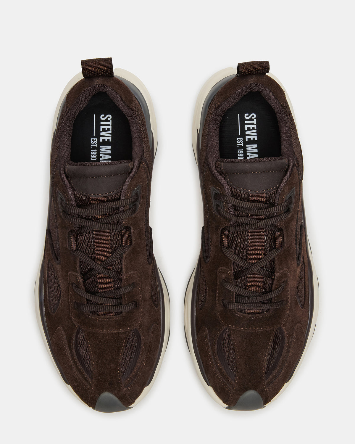 SALVADOR Brown Low-Top Lace-Up Men's Sneaker Steve Madden BROWN