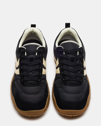 HORIZON Black Low-Top Lace-Up Men's Sneaker Steve Madden BLACK