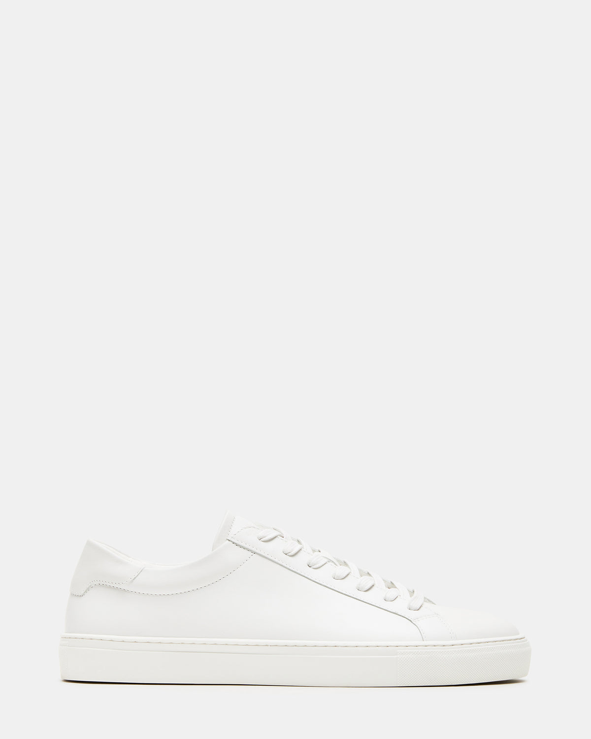 BONDD White Leather Low-Top Men's Sneaker Steve Madden WHITE LEATHER