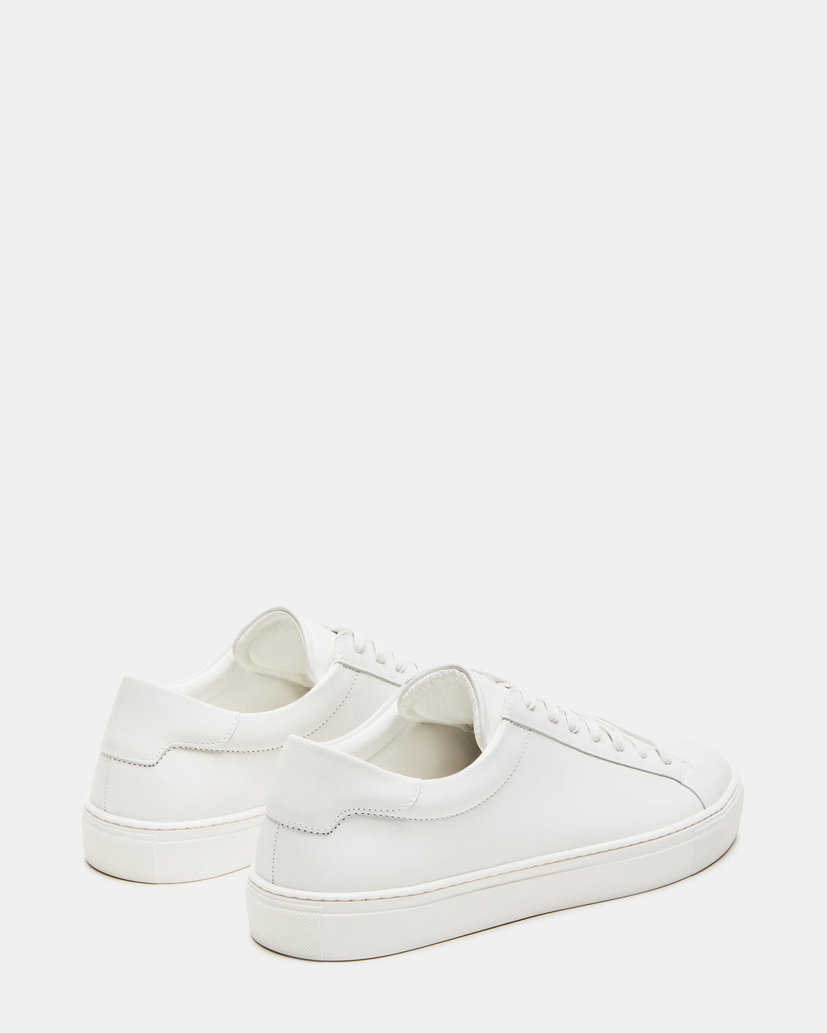 BONDD White Leather Low-Top Men's Sneaker Steve Madden WHITE LEATHER