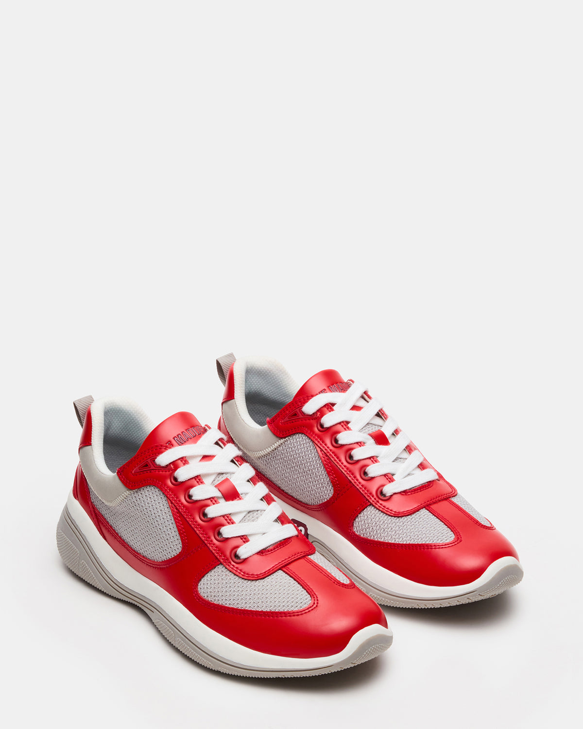 PICOLO Red Low-Top Lace-Up Men's Sneaker Steve Madden RED