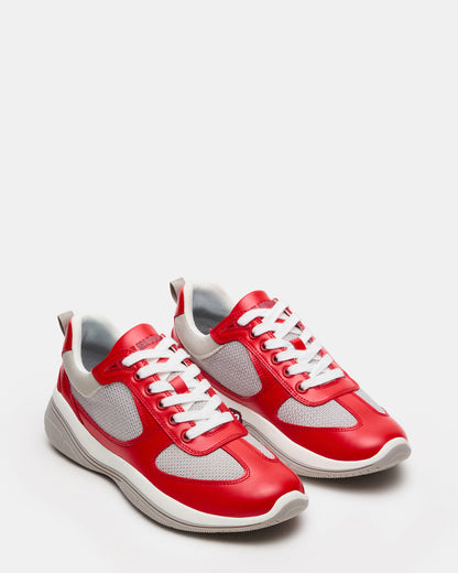 PICOLO Red Low-Top Lace-Up Men's Sneaker Steve Madden RED