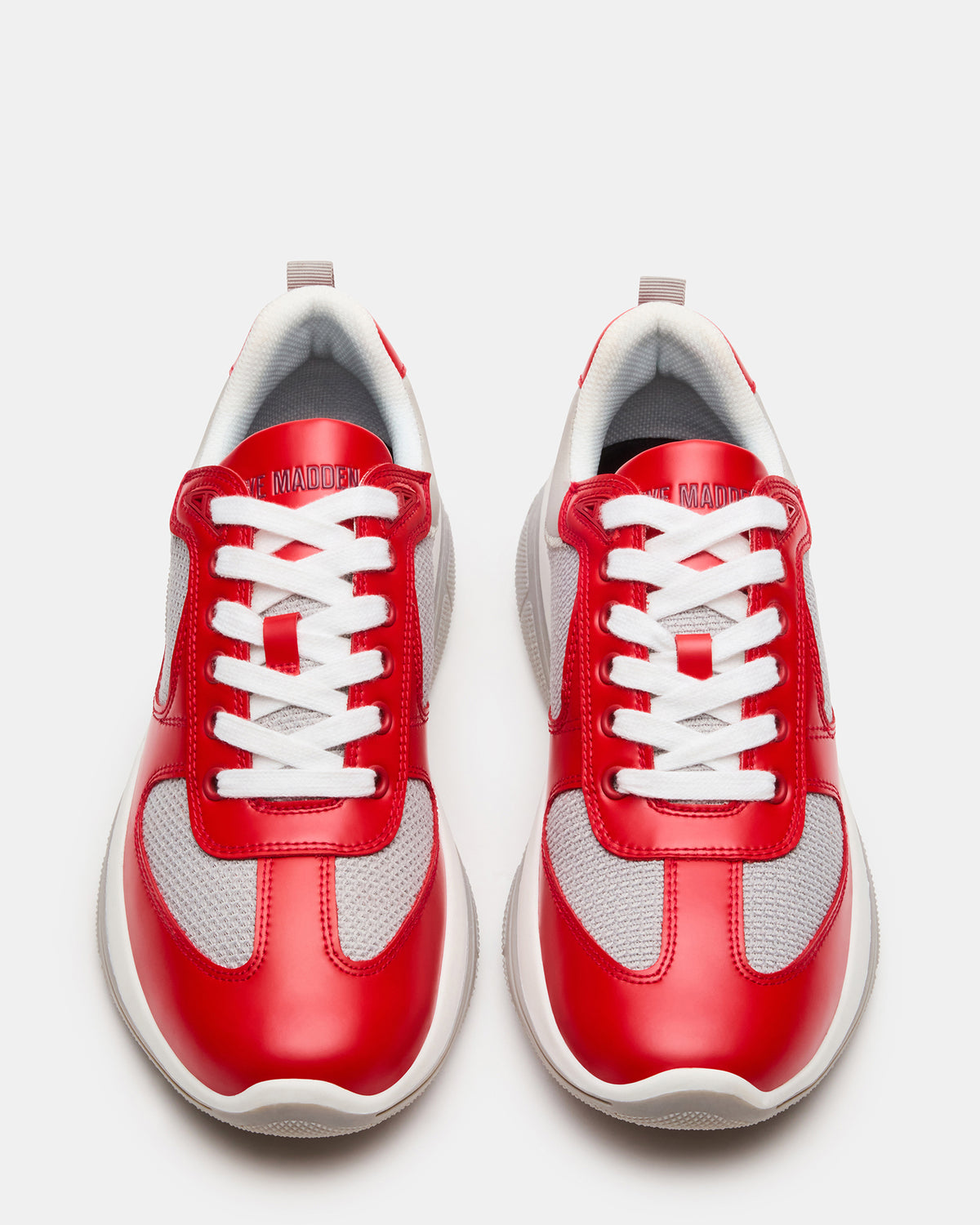 PICOLO Red Low-Top Lace-Up Men's Sneaker Steve Madden RED