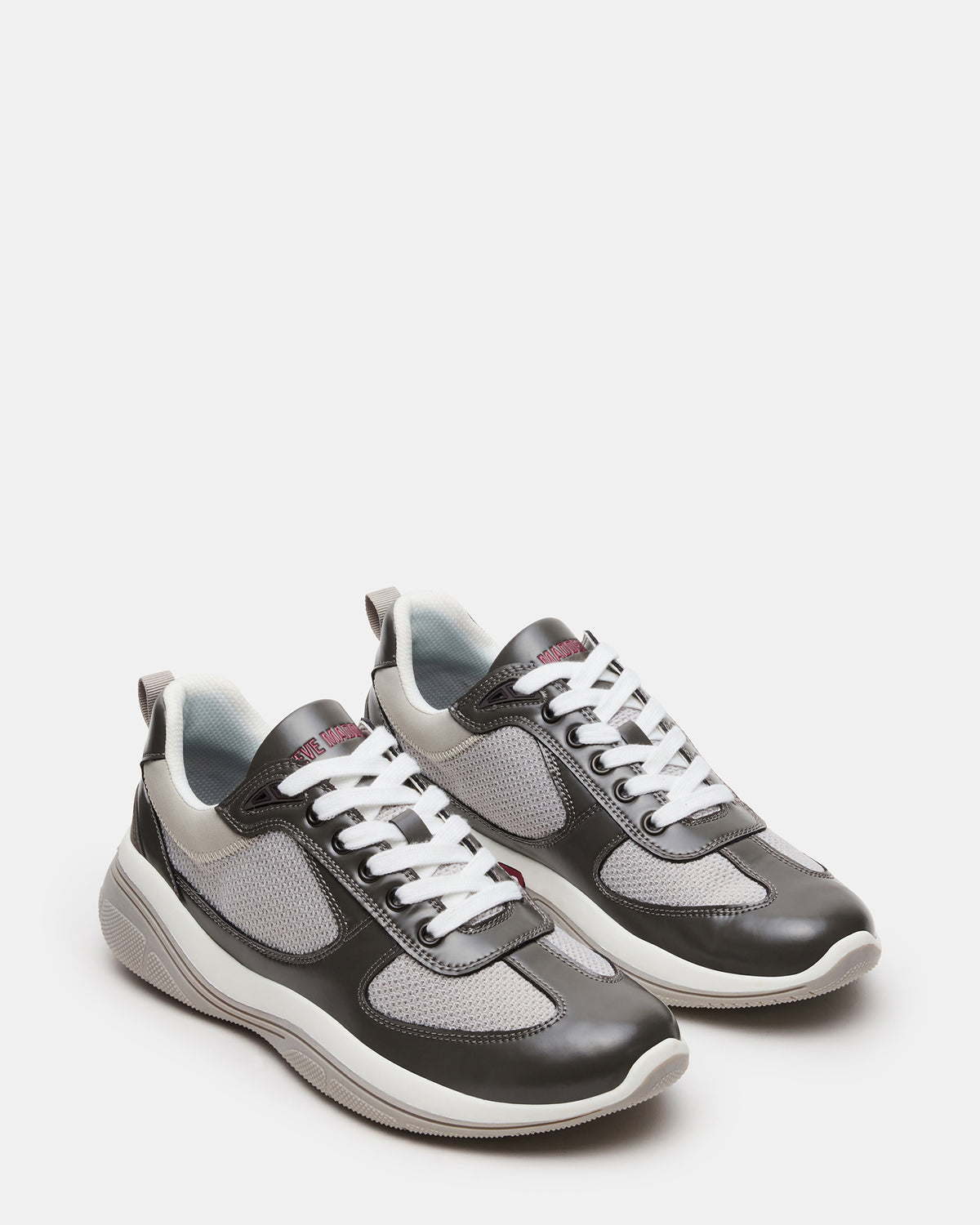 PICOLO Grey Low-Top Lace-Up Men's Sneaker Steve Madden GREY
