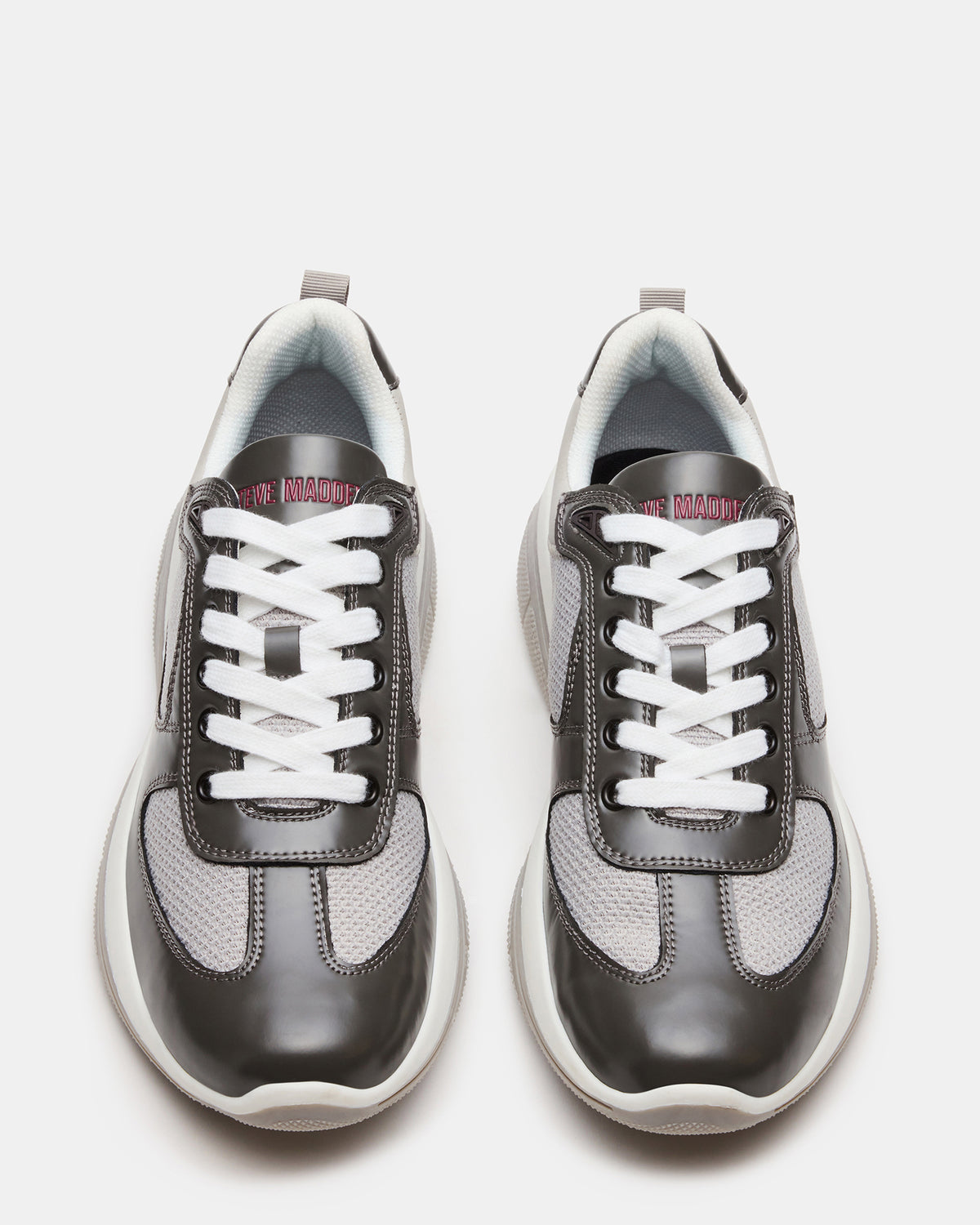 PICOLO Grey Low-Top Lace-Up Men's Sneaker Steve Madden GREY