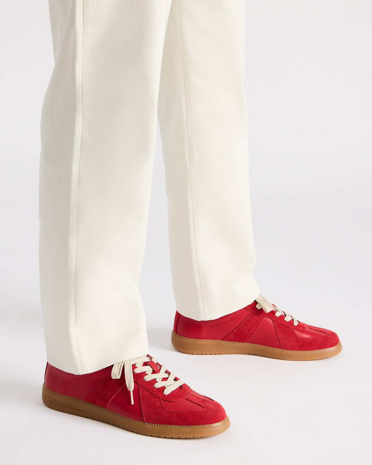 DIXON Red Low-Top Panel Men's Sneaker Steve Madden RED