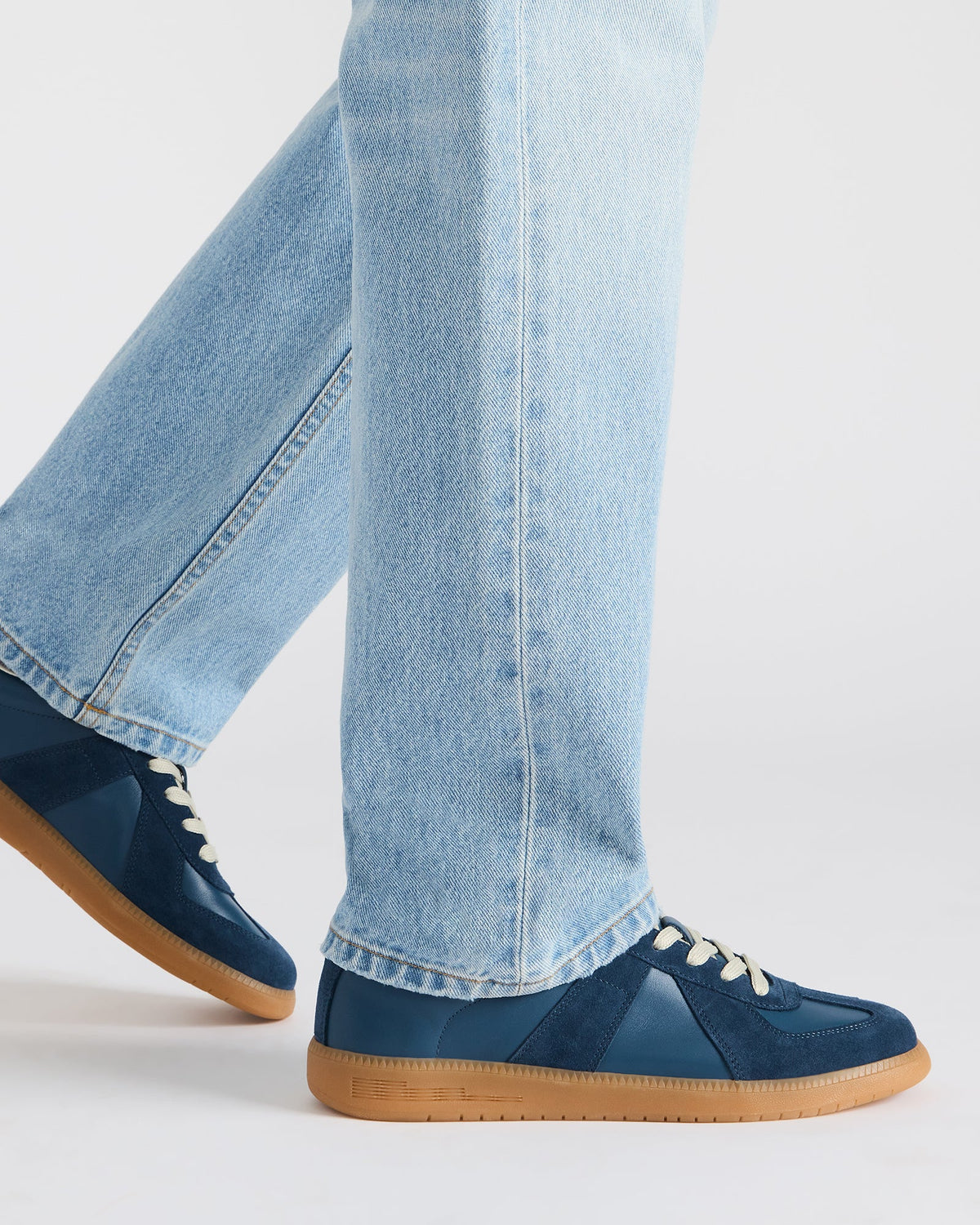 DIXON Navy Suede Low-Top Panel Men's Sneaker Steve Madden NAVY SUEDE