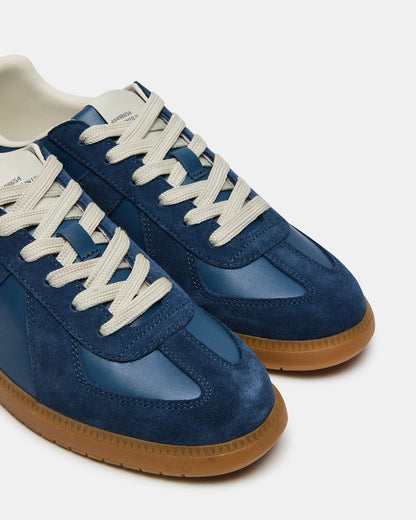 DIXON Navy Suede Low-Top Panel Men's Sneaker Steve Madden NAVY SUEDE