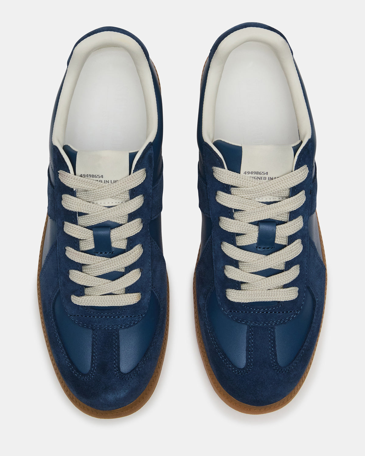 DIXON Navy Suede Low-Top Panel Men's Sneaker Steve Madden NAVY SUEDE