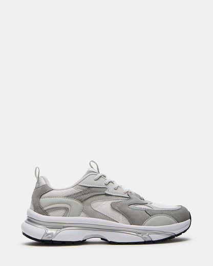 YGOR Grey Multi Men's Low-Top Lace-Up Sneaker Steve Madden GREY MULTI