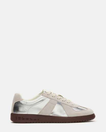 DIXON Silver Low-Top Panel Men's Sneaker Steve Madden SILVER