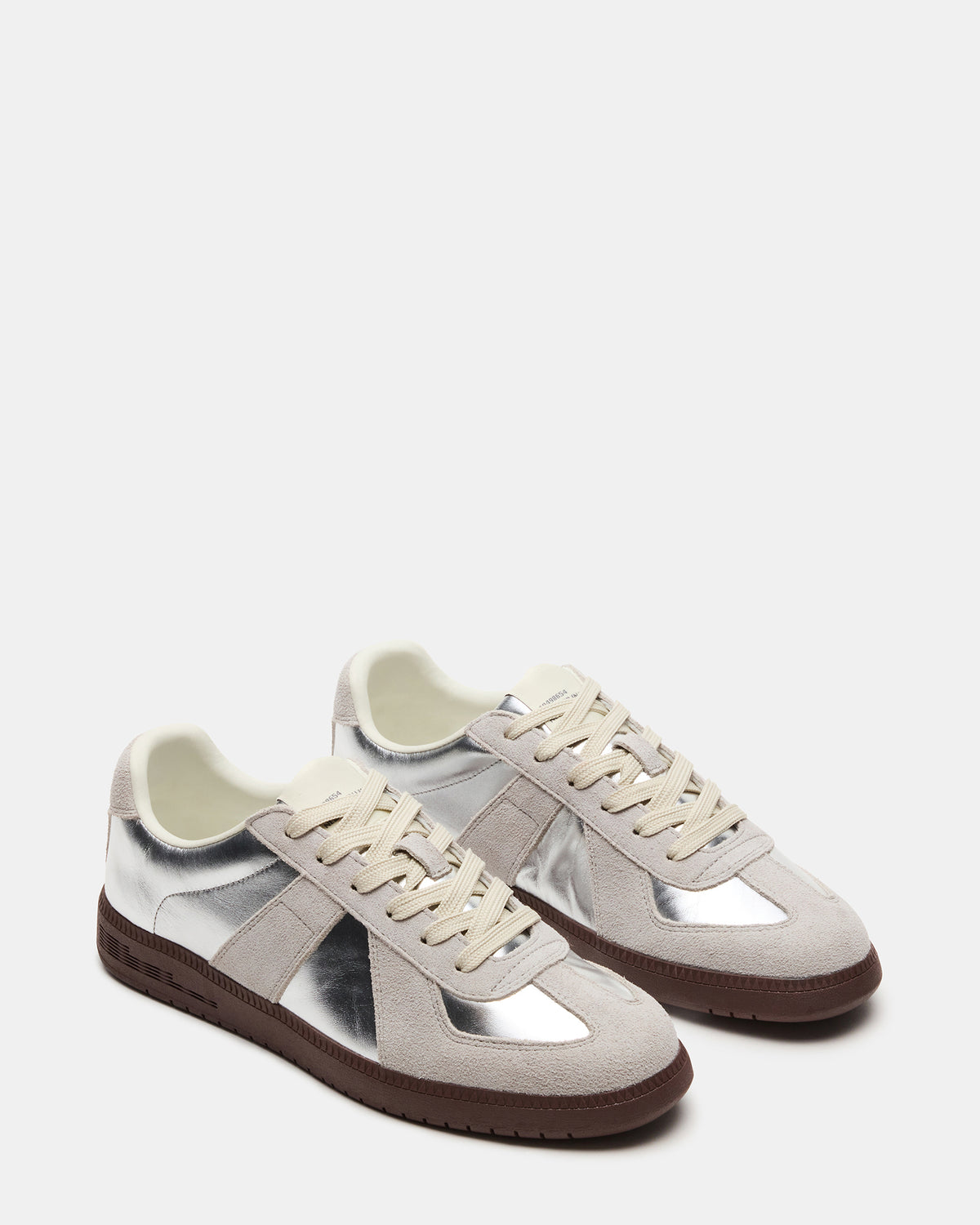 DIXON Silver Low-Top Panel Men's Sneaker Steve Madden SILVER