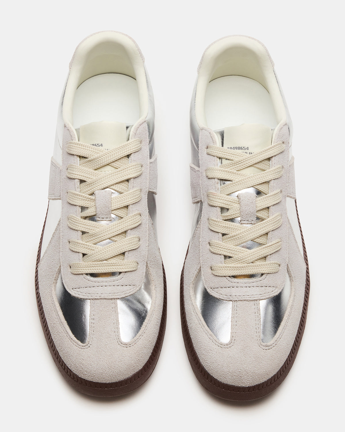 DIXON Silver Low-Top Panel Men's Sneaker Steve Madden SILVER