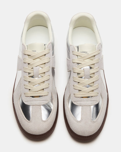 DIXON Silver Low-Top Panel Men's Sneaker Steve Madden SILVER