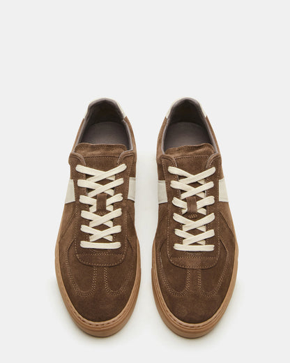 BRADY Taupe Suede Low-Top Lace-Up Men's Sneaker Steve Madden TAUPE SUEDE