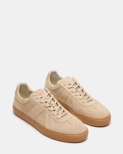 BRADY Sand Suede Low-Top Lace-Up Men's Sneaker Steve Madden SAND SUEDE
