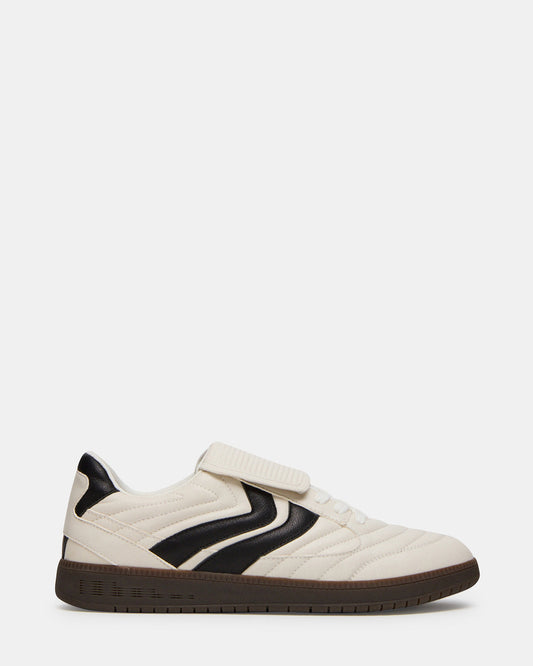 JANOS White Leather Low-Top Lace-Up Men's Sneaker Steve Madden WHITE LEATHER