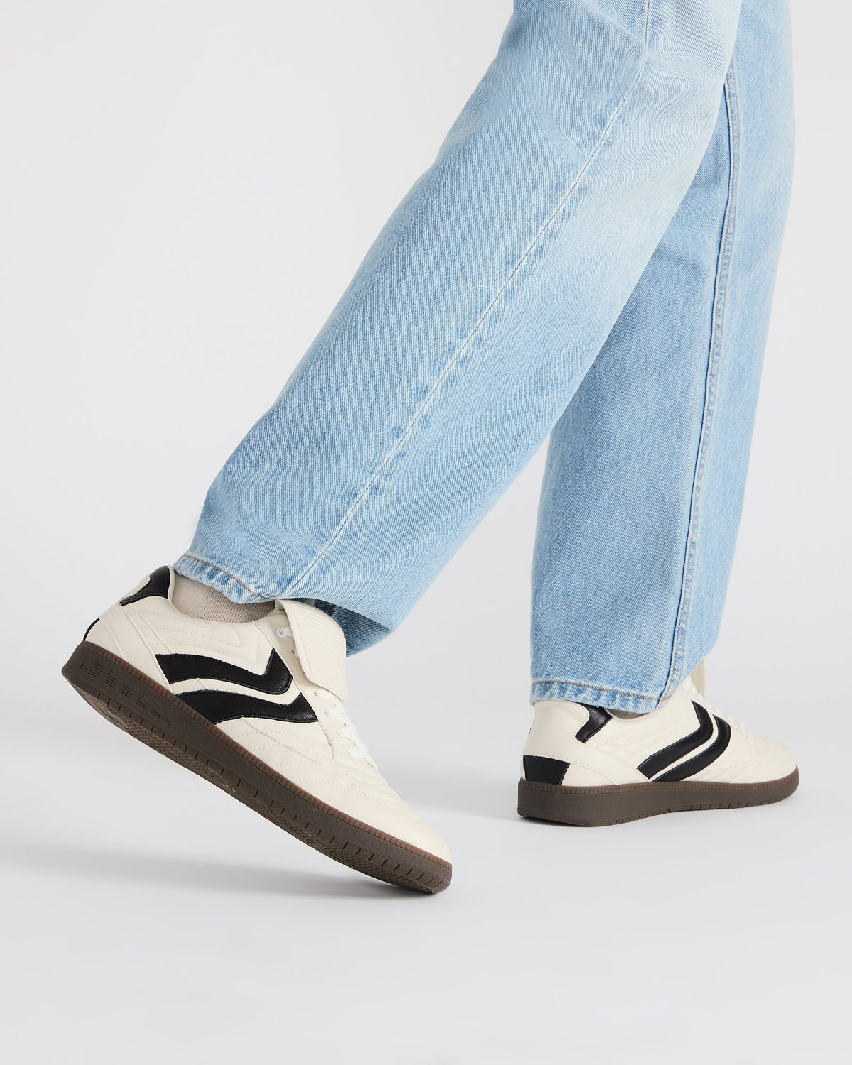 JANOS White Leather Low-Top Lace-Up Men's Sneaker Steve Madden WHITE LEATHER