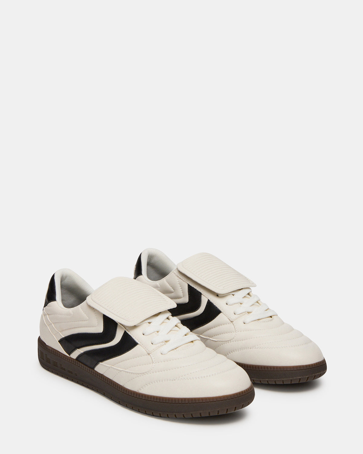 JANOS White Leather Low-Top Lace-Up Men's Sneaker Steve Madden WHITE LEATHER