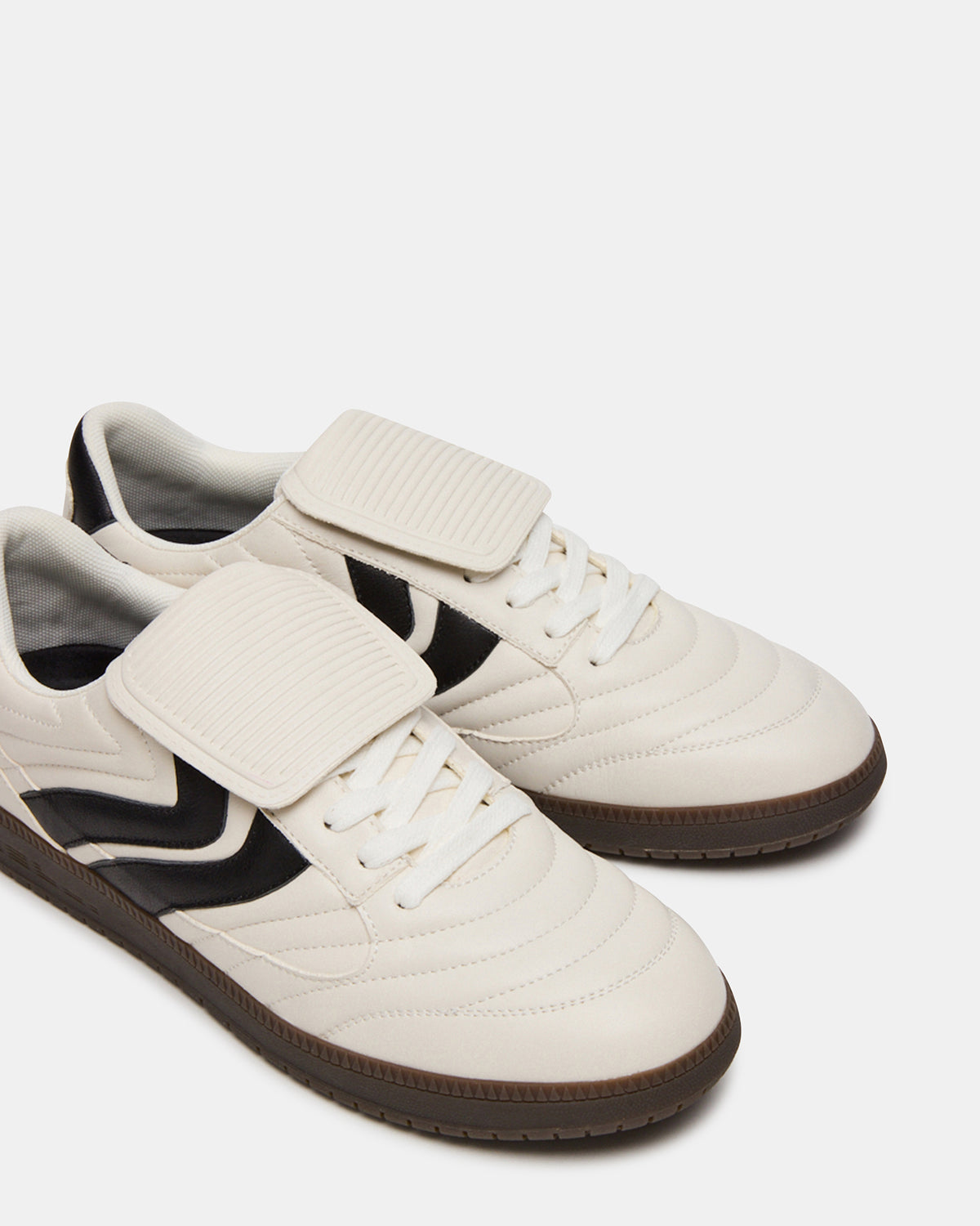 JANOS White Leather Low-Top Lace-Up Men's Sneaker Steve Madden WHITE LEATHER