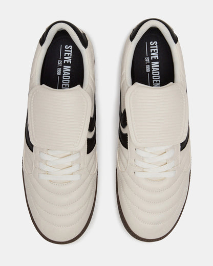 JANOS White Leather Low-Top Lace-Up Men's Sneaker Steve Madden WHITE LEATHER