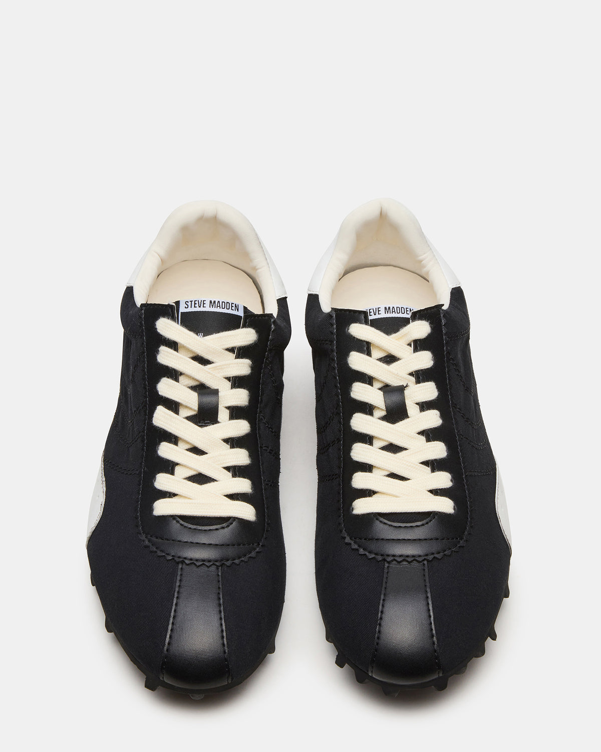 PUZZLE Black Low-Top Lace-Up Men's Sneaker Steve Madden BLACK