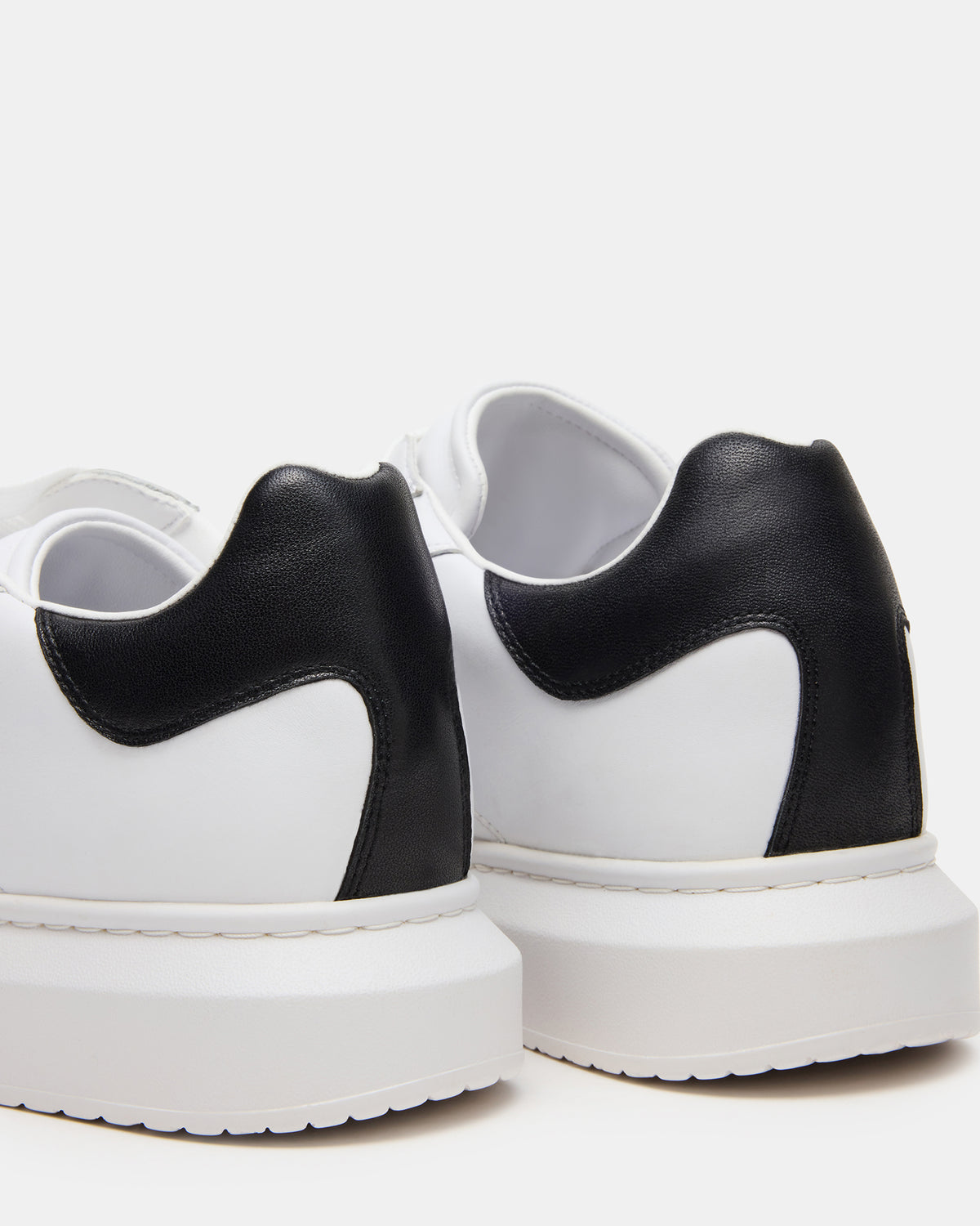 MINOU White/Black Low-Top Lace-Up Men's Sneaker Steve Madden WHITE/BLACK
