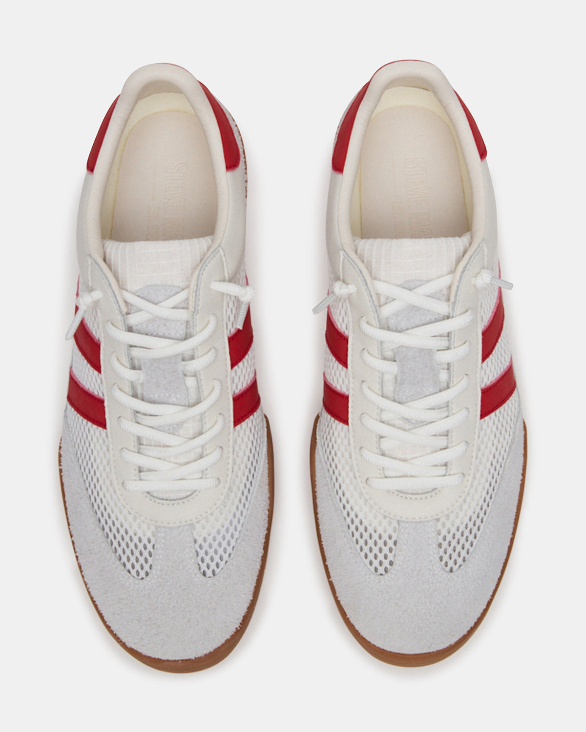 VIENTO White Multi Low-Top Lace-Up Men's Sneakers Steve Madden WHITE MULTI