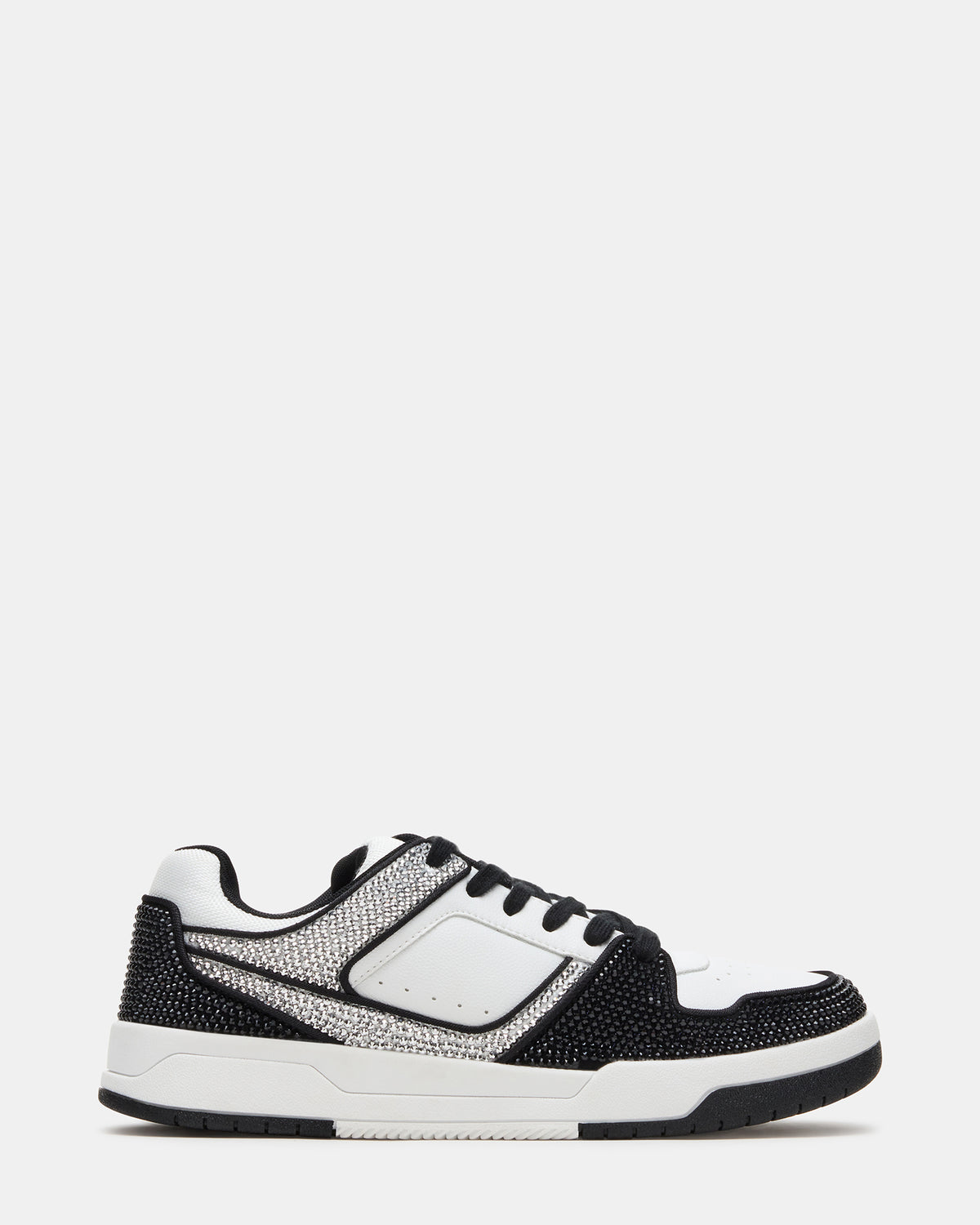 BUGLE Black Multi Men's Low-Top Lace-Up Sneaker Steve Madden BLACK MULTI