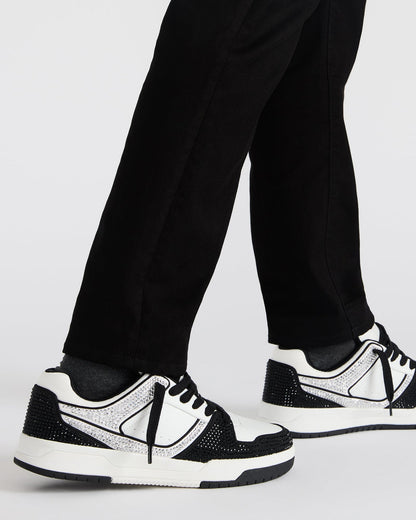 BUGLE Black Multi Men's Low-Top Lace-Up Sneaker Steve Madden BLACK MULTI