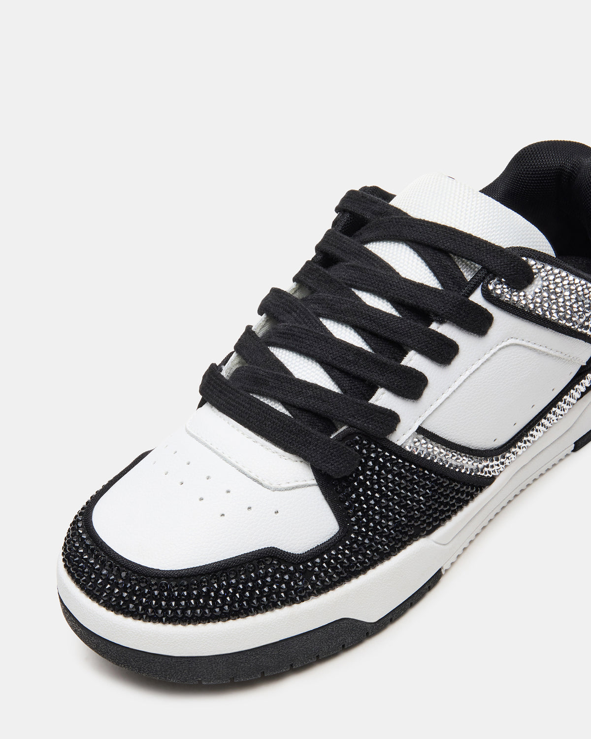 BUGLE Black Multi Men's Low-Top Lace-Up Sneaker Steve Madden BLACK MULTI