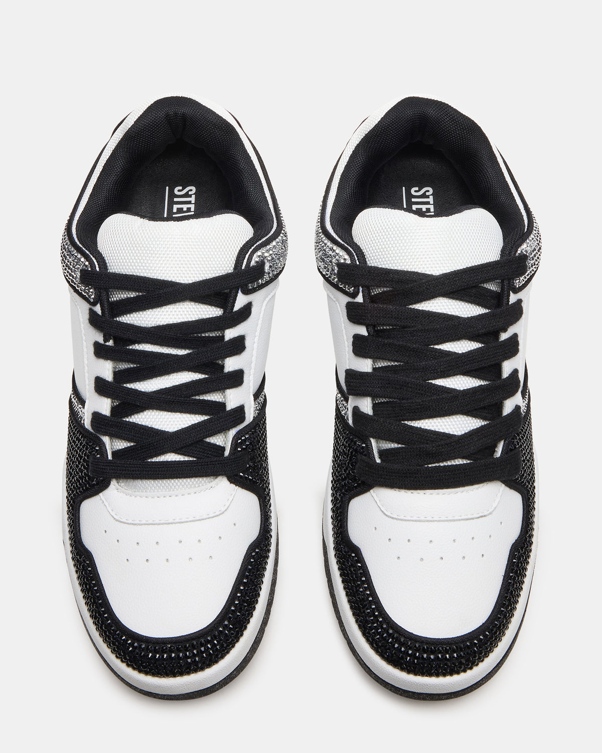 BUGLE Black Multi Men's Low-Top Lace-Up Sneaker Steve Madden BLACK MULTI