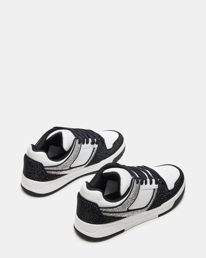 BUGLE Black Multi Men's Low-Top Lace-Up Sneaker Steve Madden BLACK MULTI