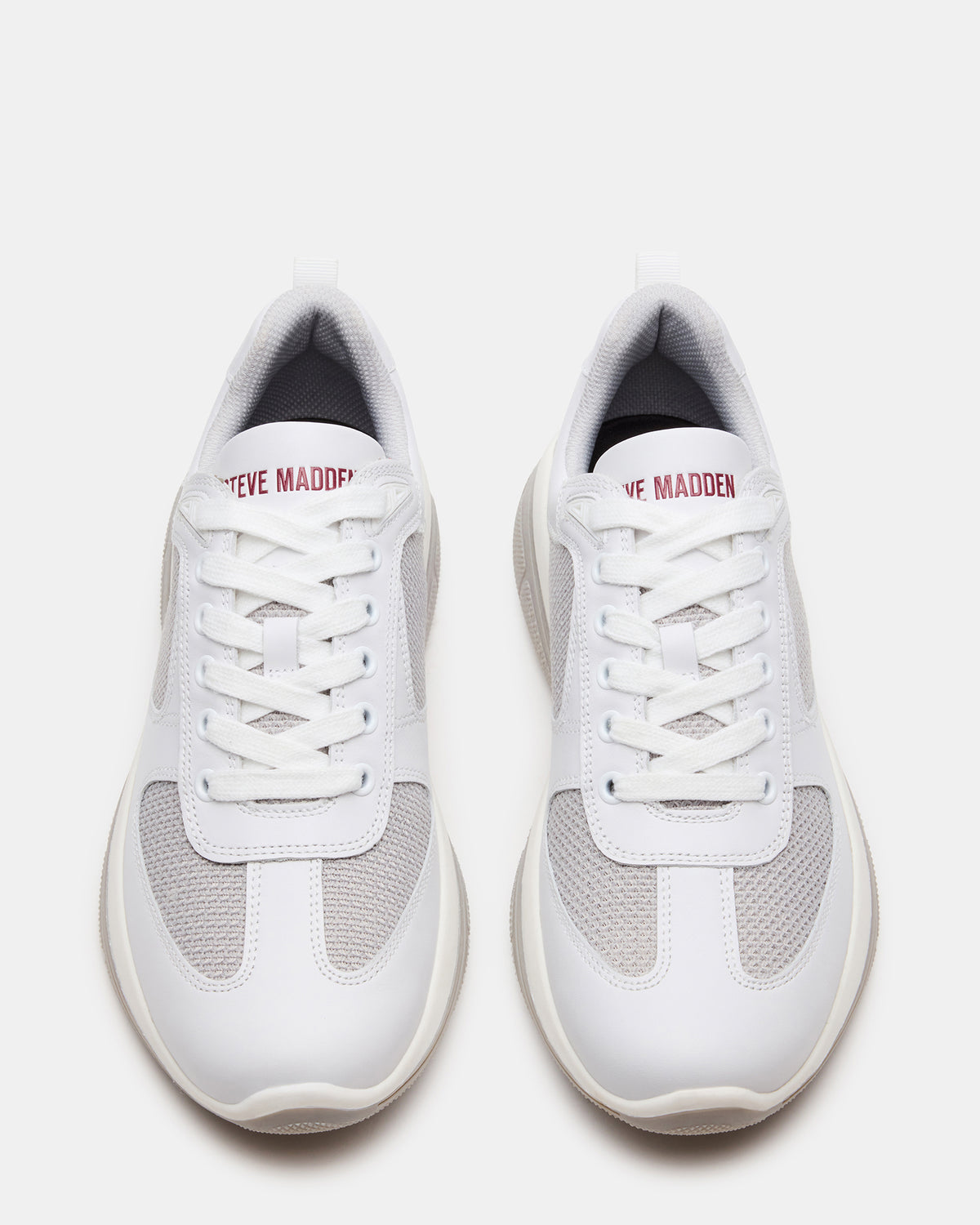 PICOLO White Low-Top Lace-Up Men's Sneaker Steve Madden WHITE