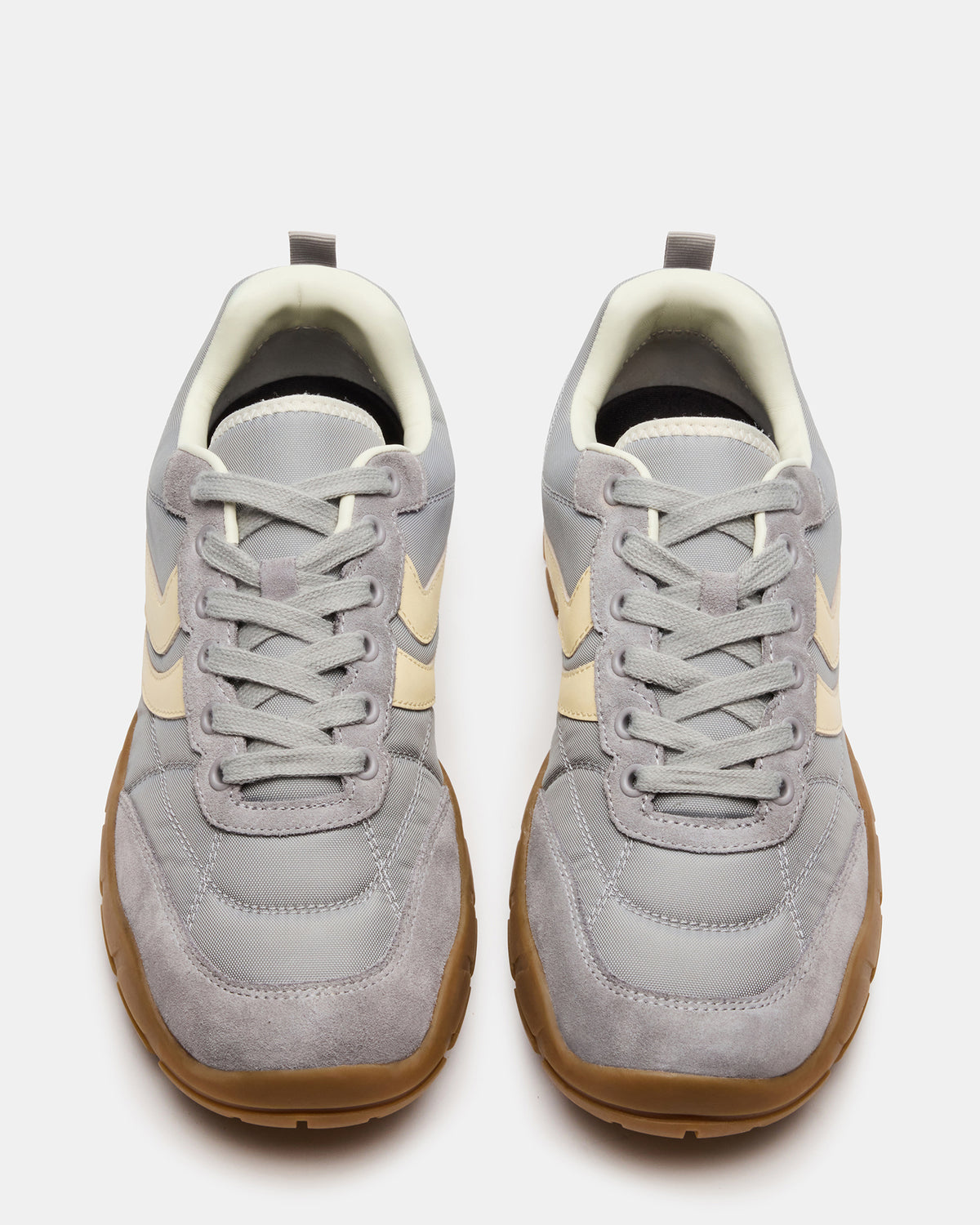 HORIZON Grey Low-Top Lace-Up Men's Sneaker Steve Madden GREY