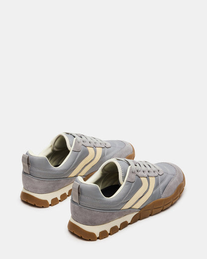 HORIZON Grey Low-Top Lace-Up Men's Sneaker Steve Madden GREY