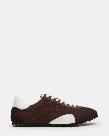 PUZZLE Brown Low-Top Lace-Up Men's Sneaker Steve Madden BROWN