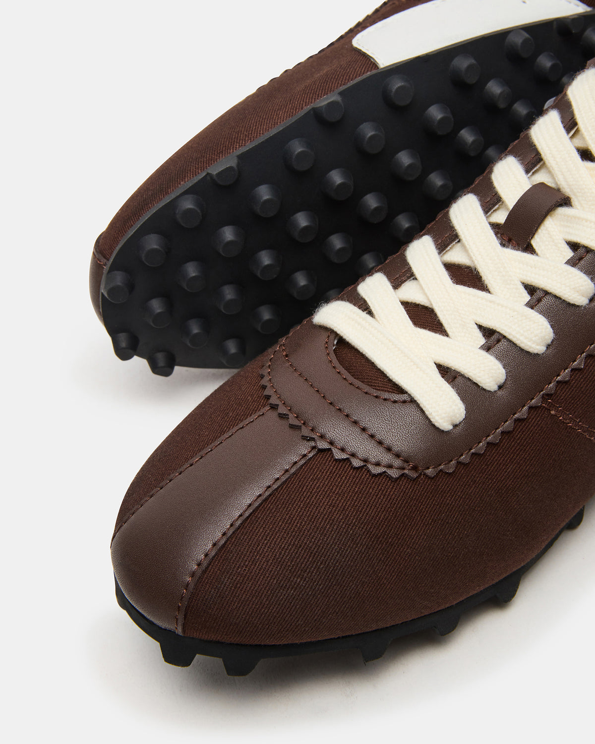 PUZZLE Brown Low-Top Lace-Up Men's Sneaker Steve Madden BROWN