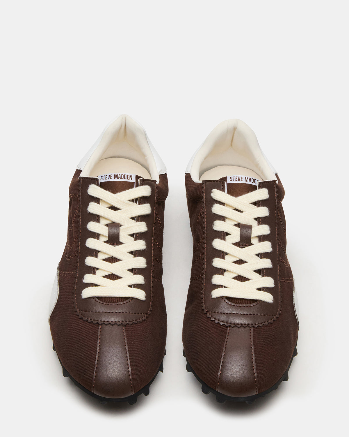 PUZZLE Brown Low-Top Lace-Up Men's Sneaker Steve Madden BROWN