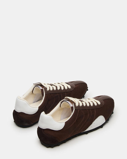PUZZLE Brown Low-Top Lace-Up Men's Sneaker Steve Madden BROWN