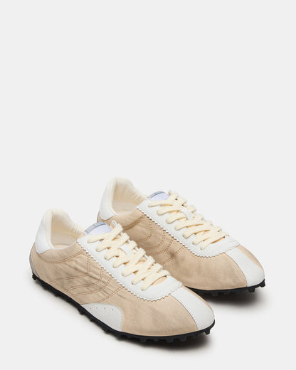 PUZZLE Cream Low-Top Lace-Up Men's Sneaker Steve Madden CREAM