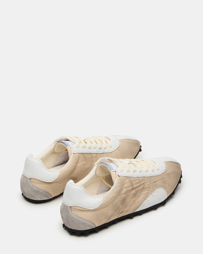 PUZZLE Cream Low-Top Lace-Up Men's Sneaker Steve Madden CREAM