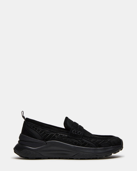 PARRISH Black Low-Top Slip-On Men's Sneaker Steve Madden BLACK