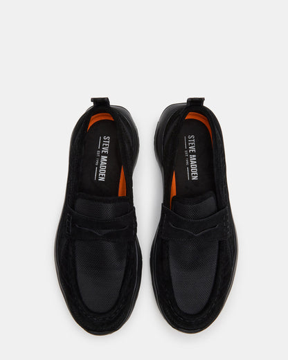 PARRISH Black Low-Top Slip-On Men's Sneaker Steve Madden BLACK