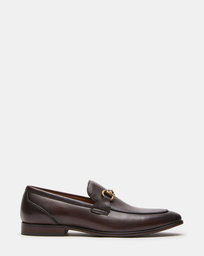 JAYSHAN Brown Leather Men's Dress Loafer Steve Madden BROWN LEATHER